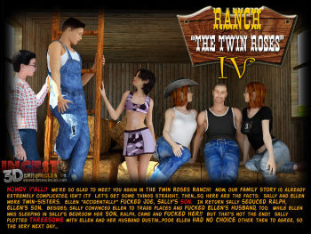 Ranch The Twin Roses. Part 4-3D Incest cover