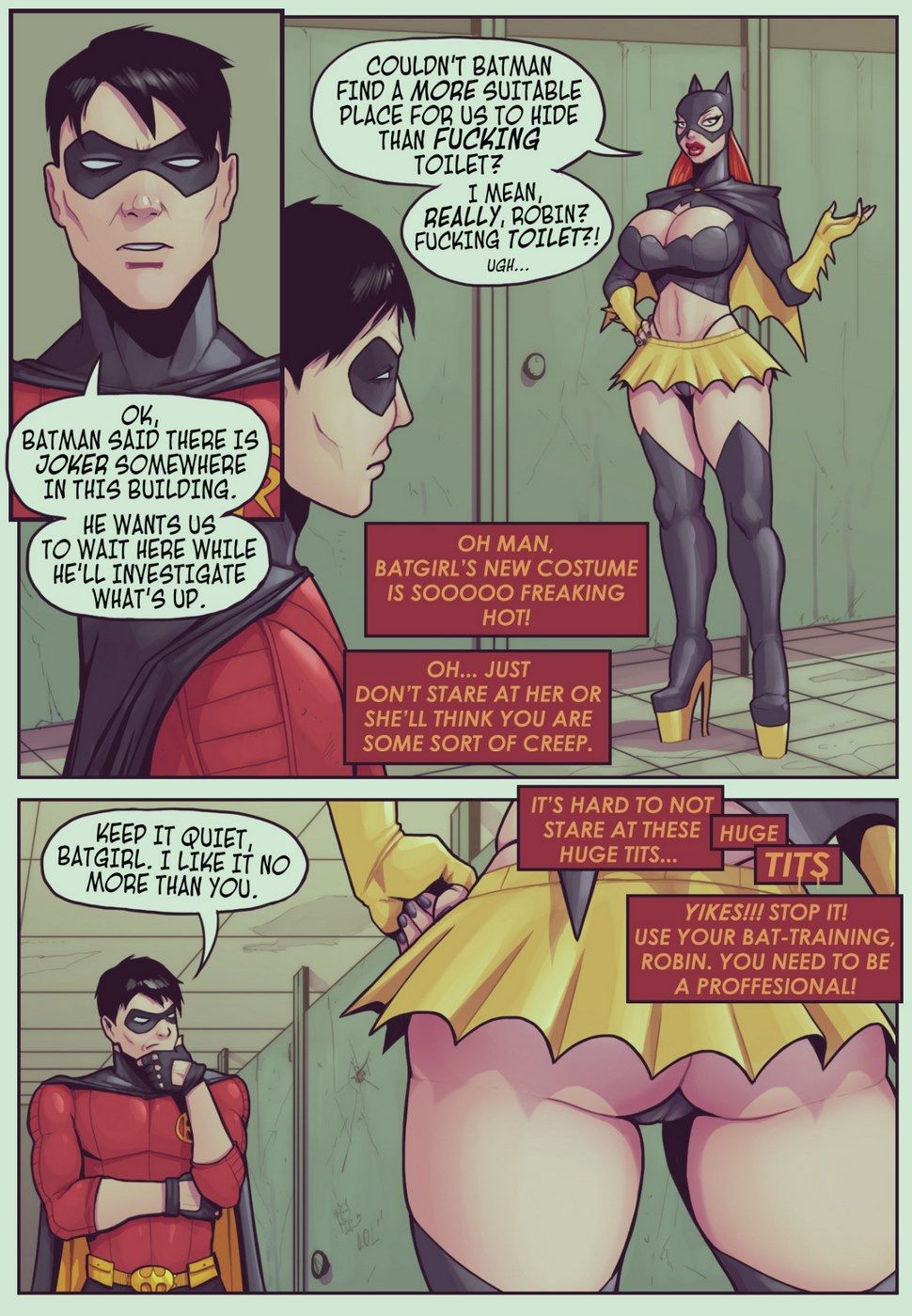 DevilHS - Ruined Gotham - Batgirl loves Robin Page 2 - Free Porn Comics