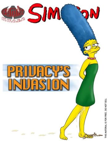Privacy's Invasion (The Simpsons),Cartoon cover