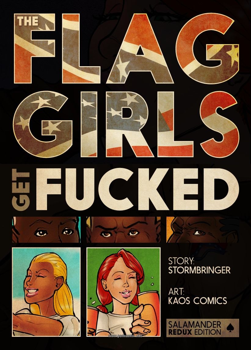 Kaos - Flag Girls Get Fucked,Interracial page 1