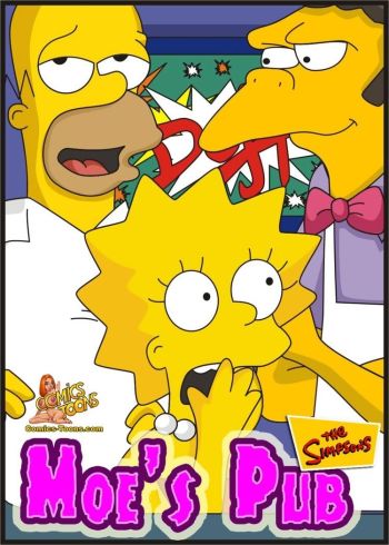 [Comics Toons] Moe's Pub - The Simpsons cover