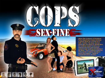 X Sisters - Cops Sex Fine 3D Adult cover