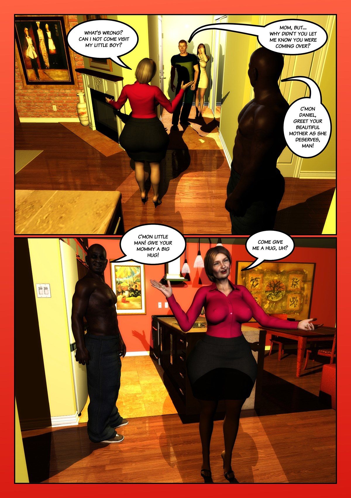 3D Interracial Prison Ladies VII - Moiarte page 4