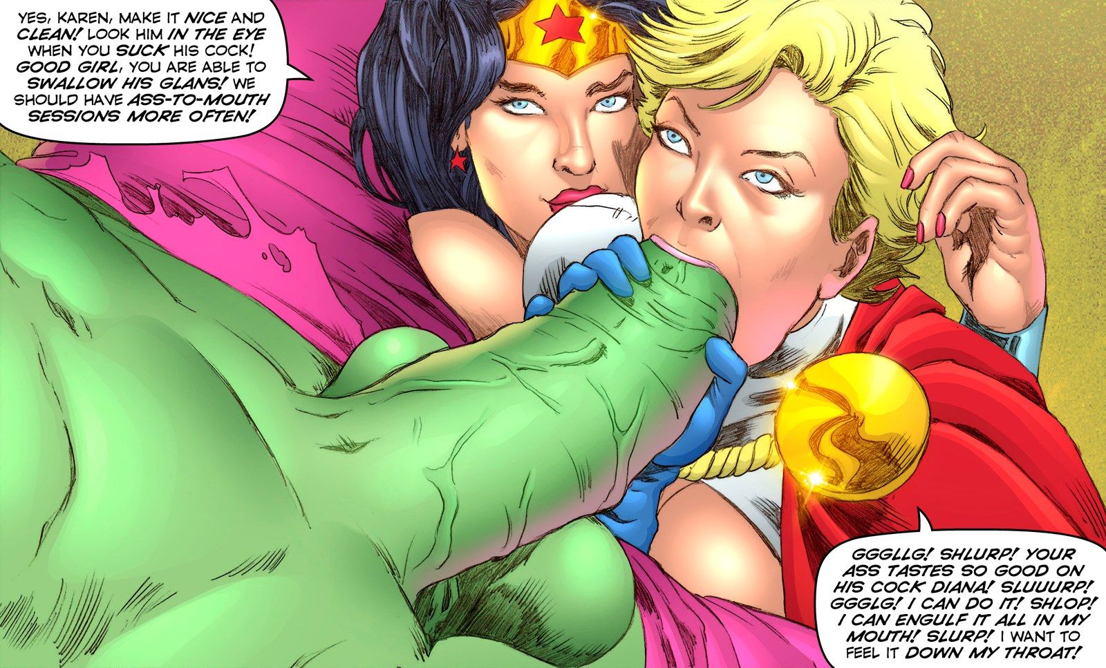 Wonder Woman & Power Girl - The Big One page 15
