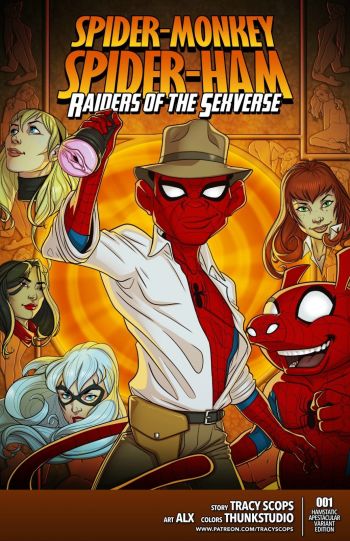 [Alx] Raiders of the Sexverse-Spider-Ham cover