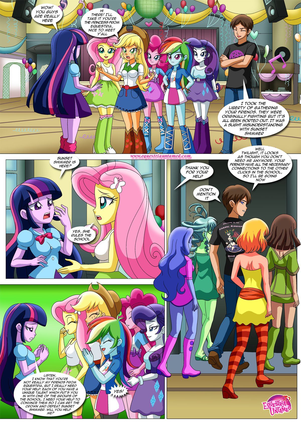 Palcomix - Equestria Girls Unleashed page 6