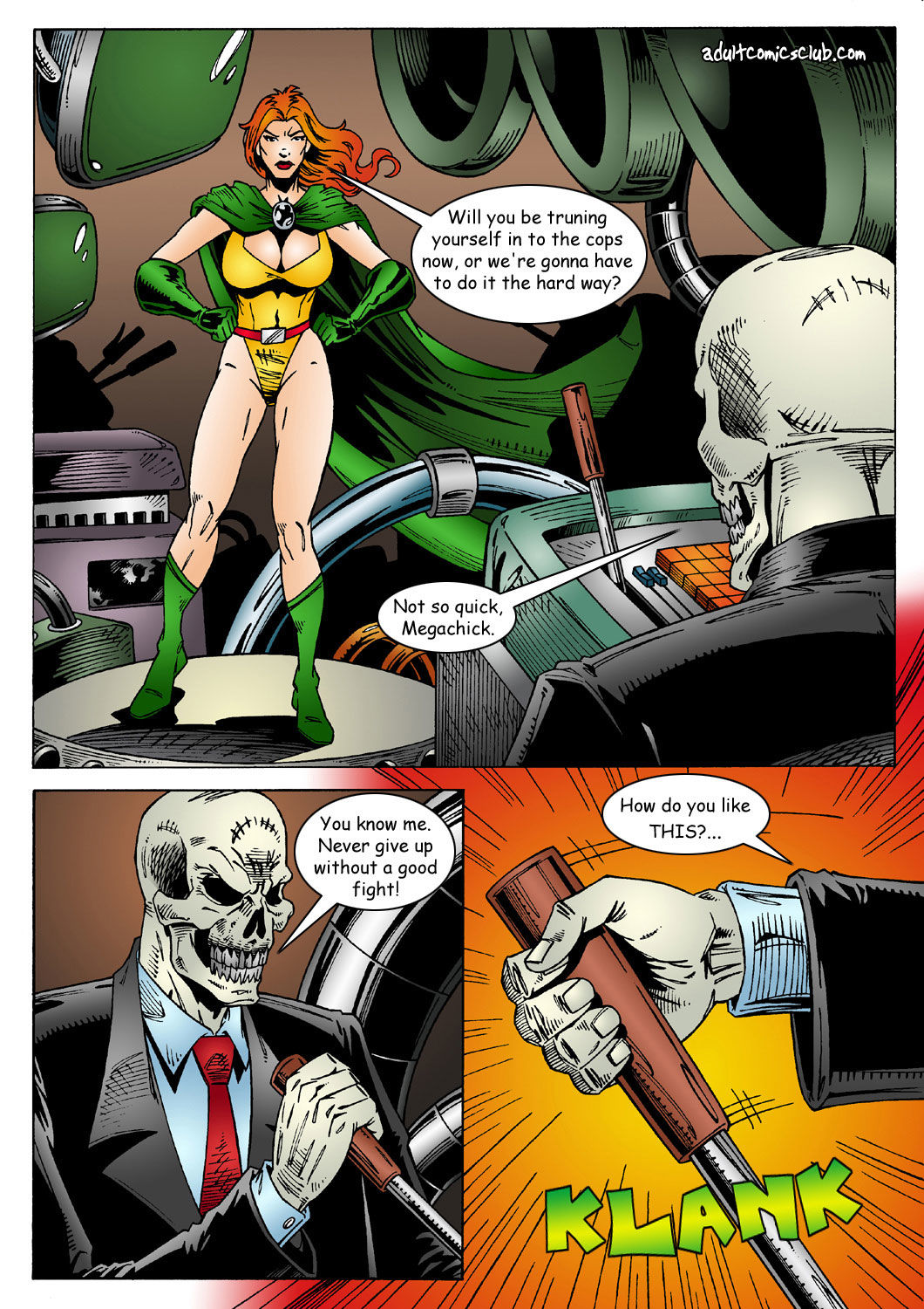 Superheroine Mega Chick - AdultClub XXX page 2