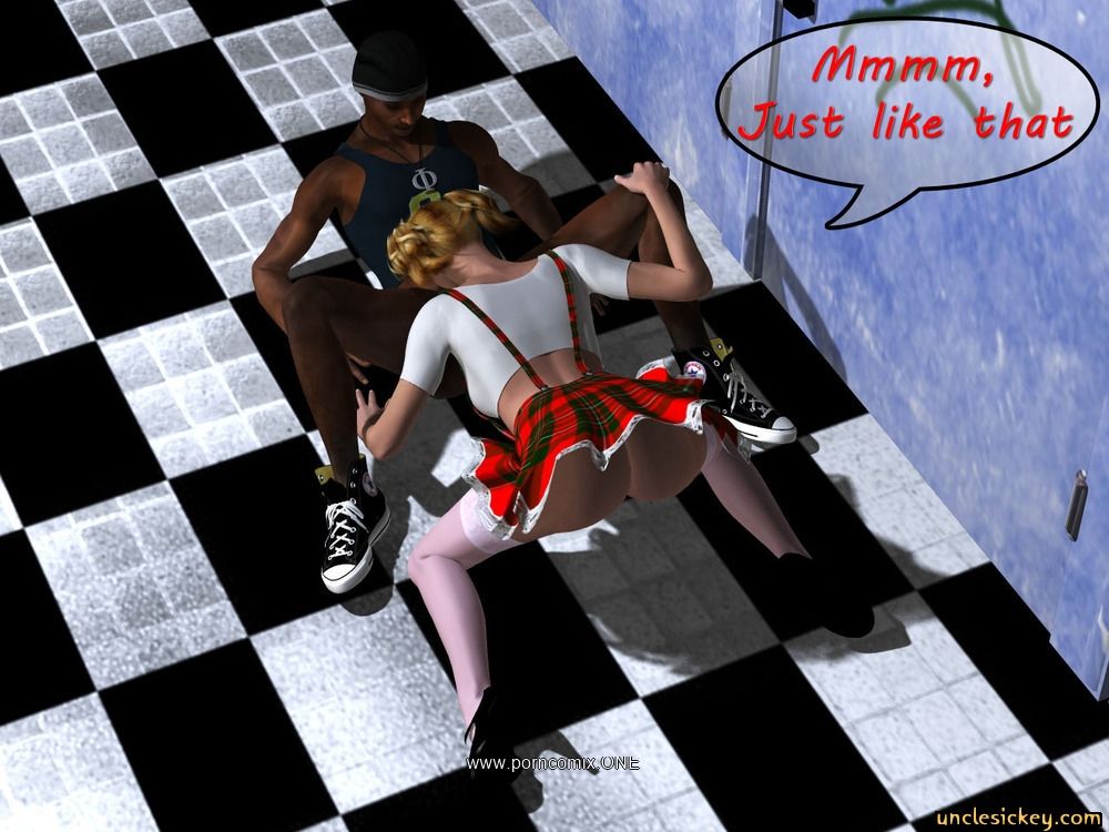 UncleSickey - Interracial Mall Fuck 3D page 10
