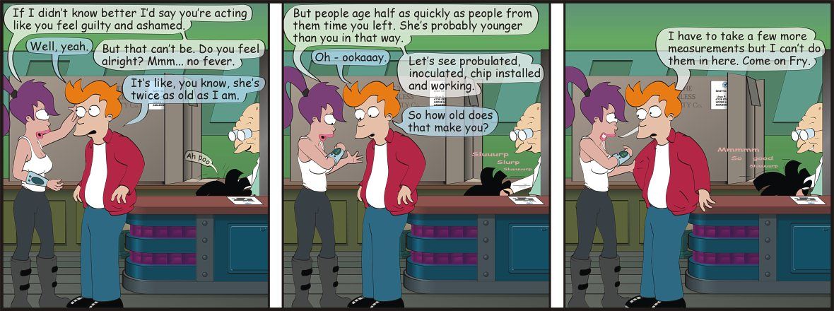 Futurama - Educating Fry 1,Cartoon page 8