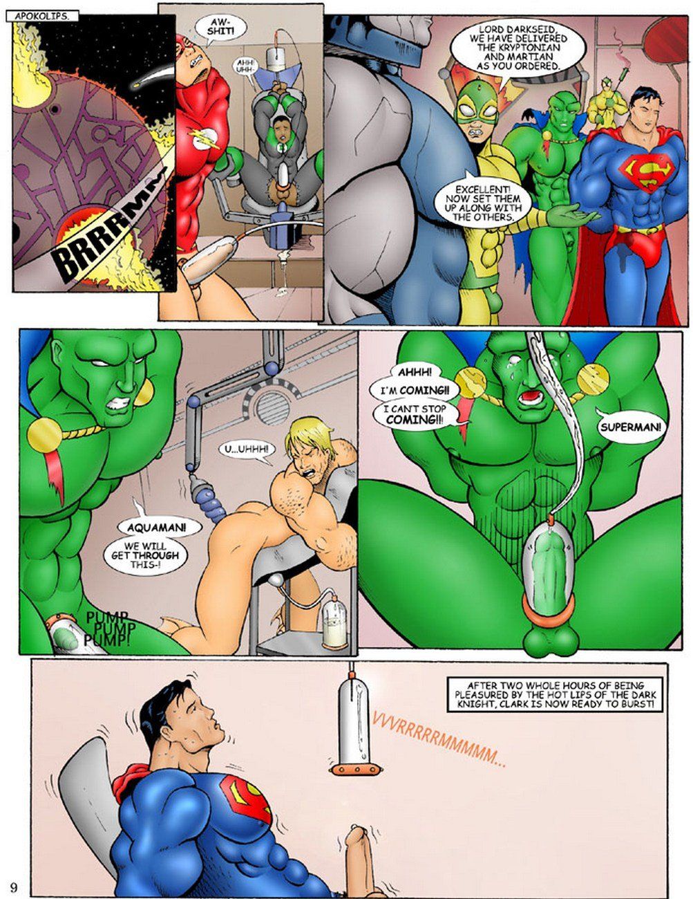 Iceman Blue Superman JLA - Superheroes page 10