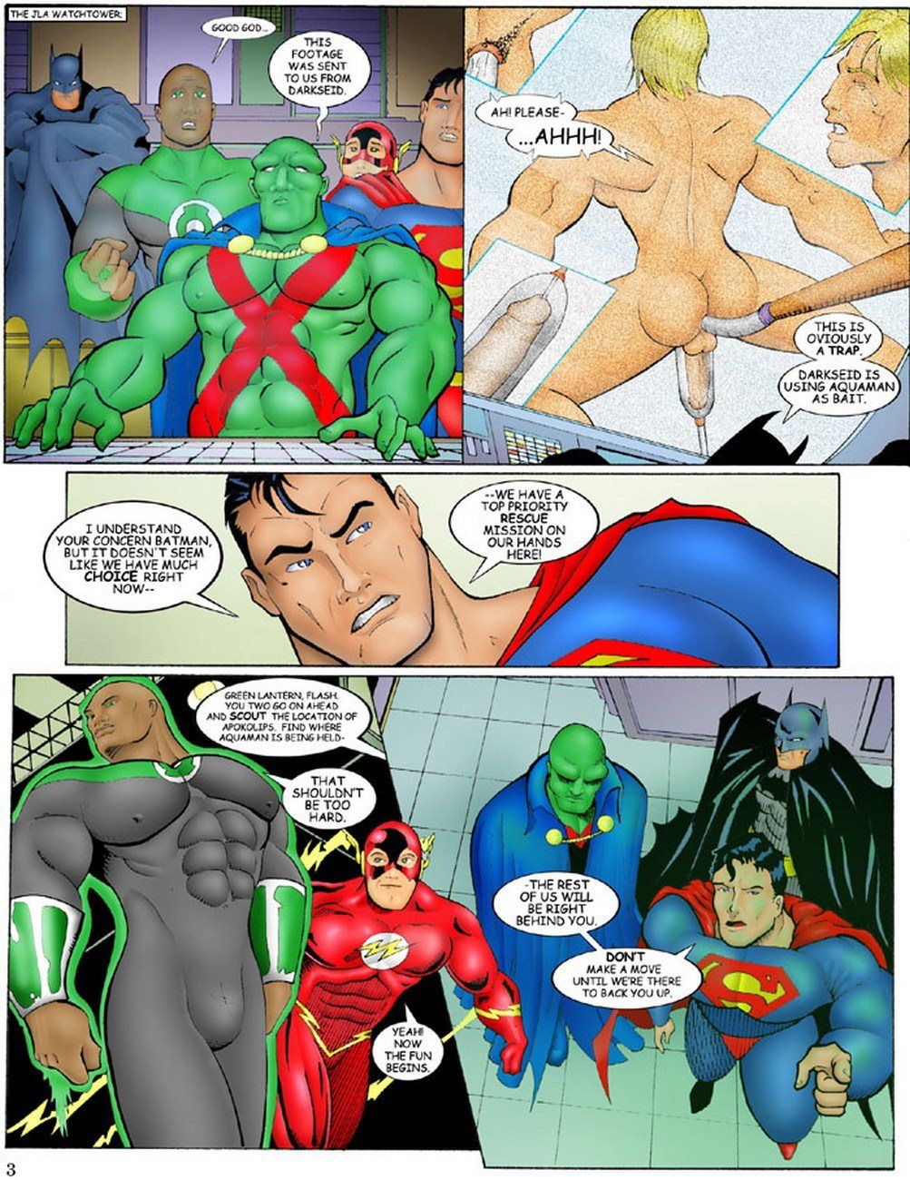 Iceman Blue Superman JLA - Superheroes page 4