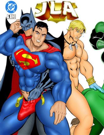 Iceman Blue Superman JLA - Superheroes cover