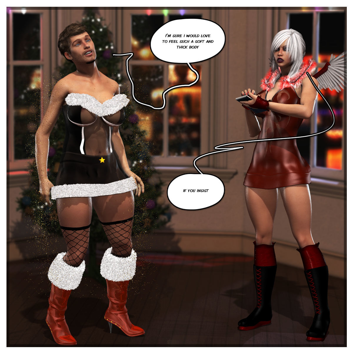 Naughty Or Nice - Infinity Sign,3d page 30