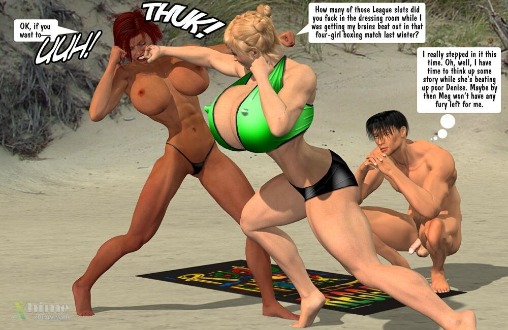 [Entropy] Megan & Denise-Catfight at the Beach page 12