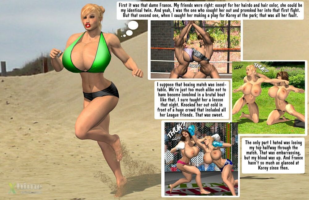 [Entropy] Megan & Denise-Catfight at the Beach page 2