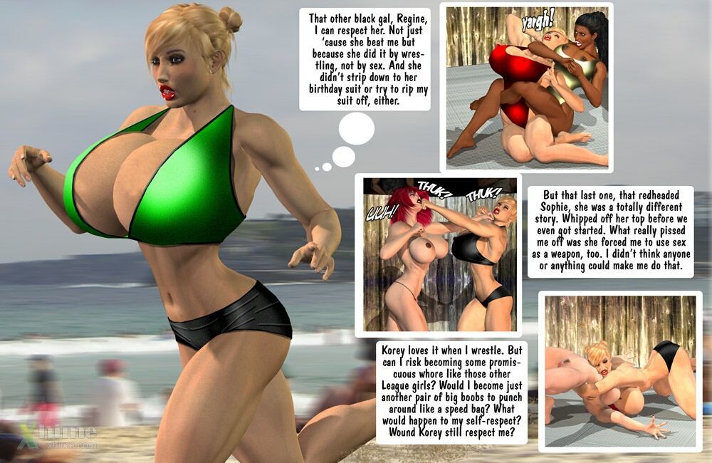 [Entropy] Megan & Denise-Catfight at the Beach page 4