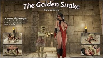 The Golden Snake - Blackadder-3D Monster Sex cover