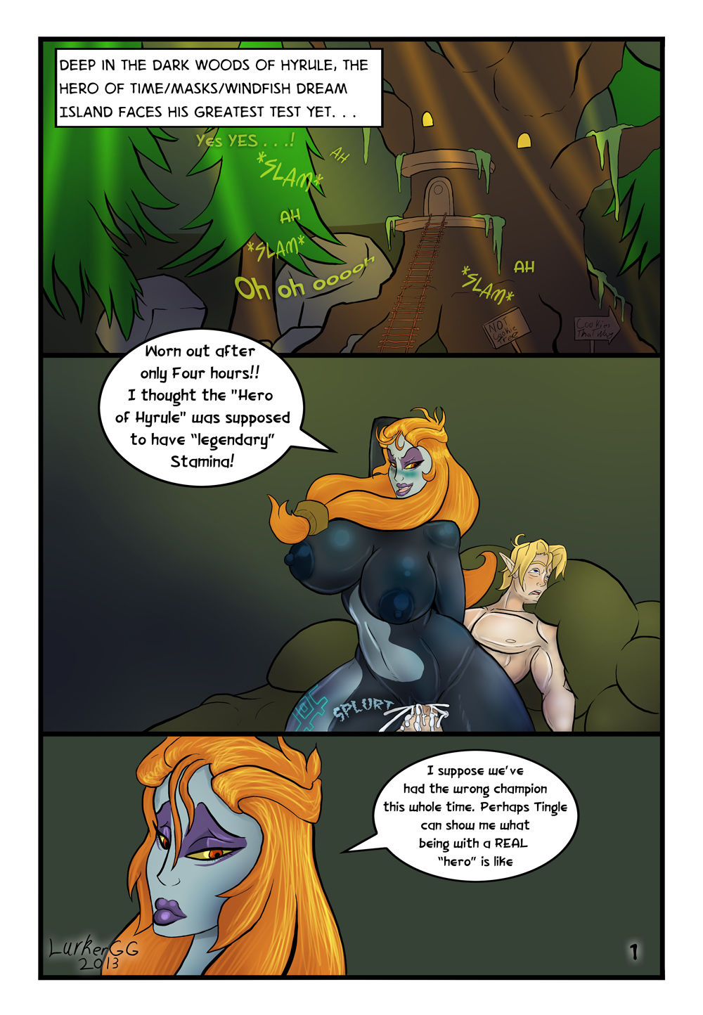 Mask Madness (The Legend of Zelda-Twilight Princess) page 1