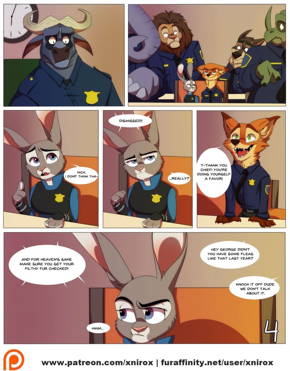 [Xnirox] Zootopia - Twitterpated, Furry Cartoon page 4
