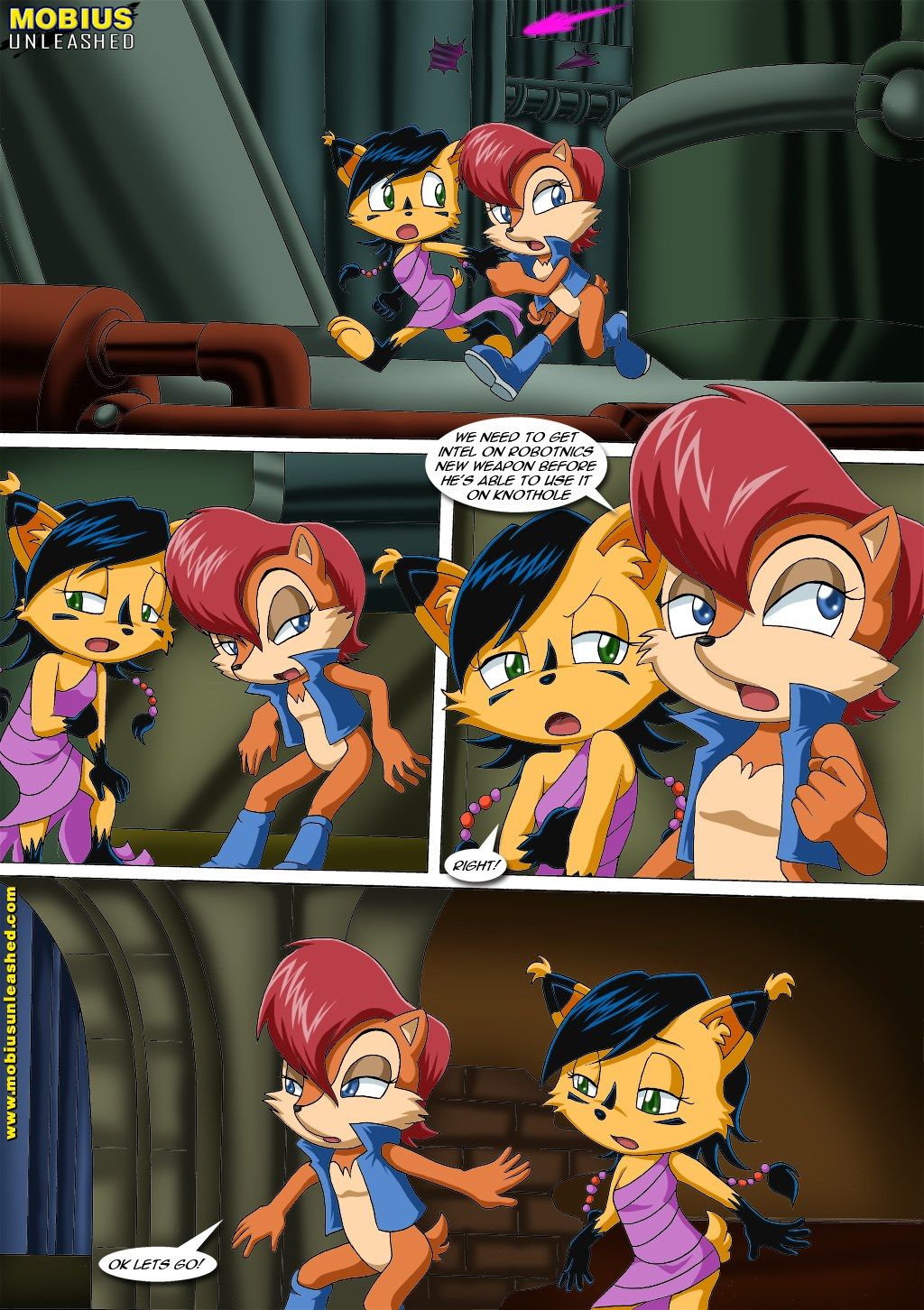 [Mobius Unleashed] Caught By The Tail - Palcomix page 2