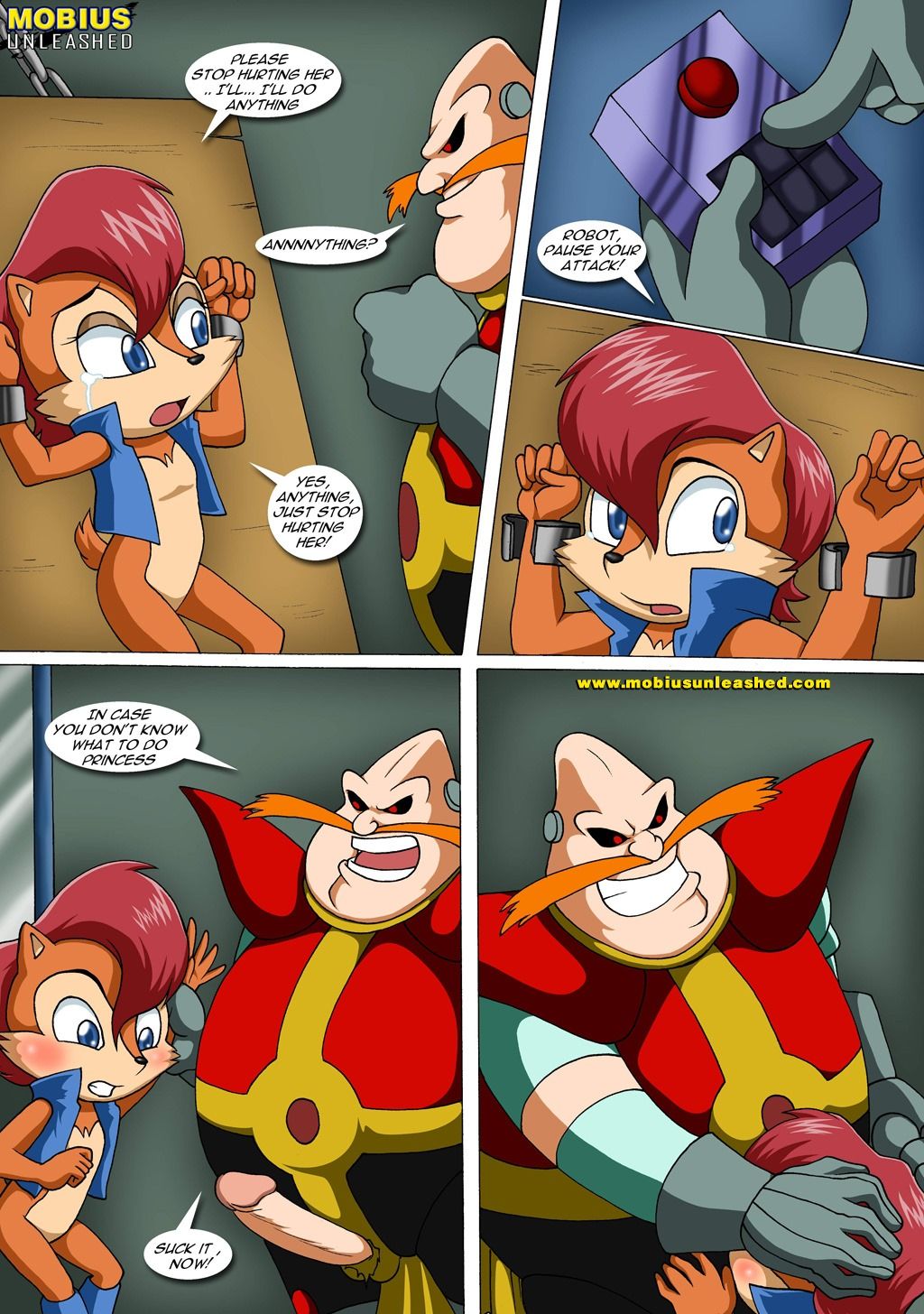 [Mobius Unleashed] Caught By The Tail - Palcomix page 9