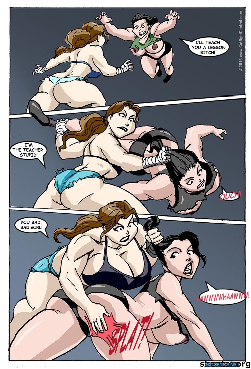 Lucha Libre XXX Part 4 & 7 - Catfight page 2