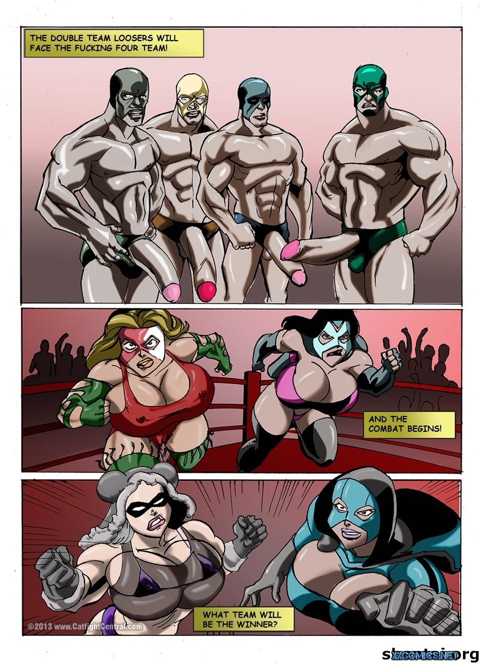 Lucha Libre XXX Part 4 & 7 - Catfight page 7