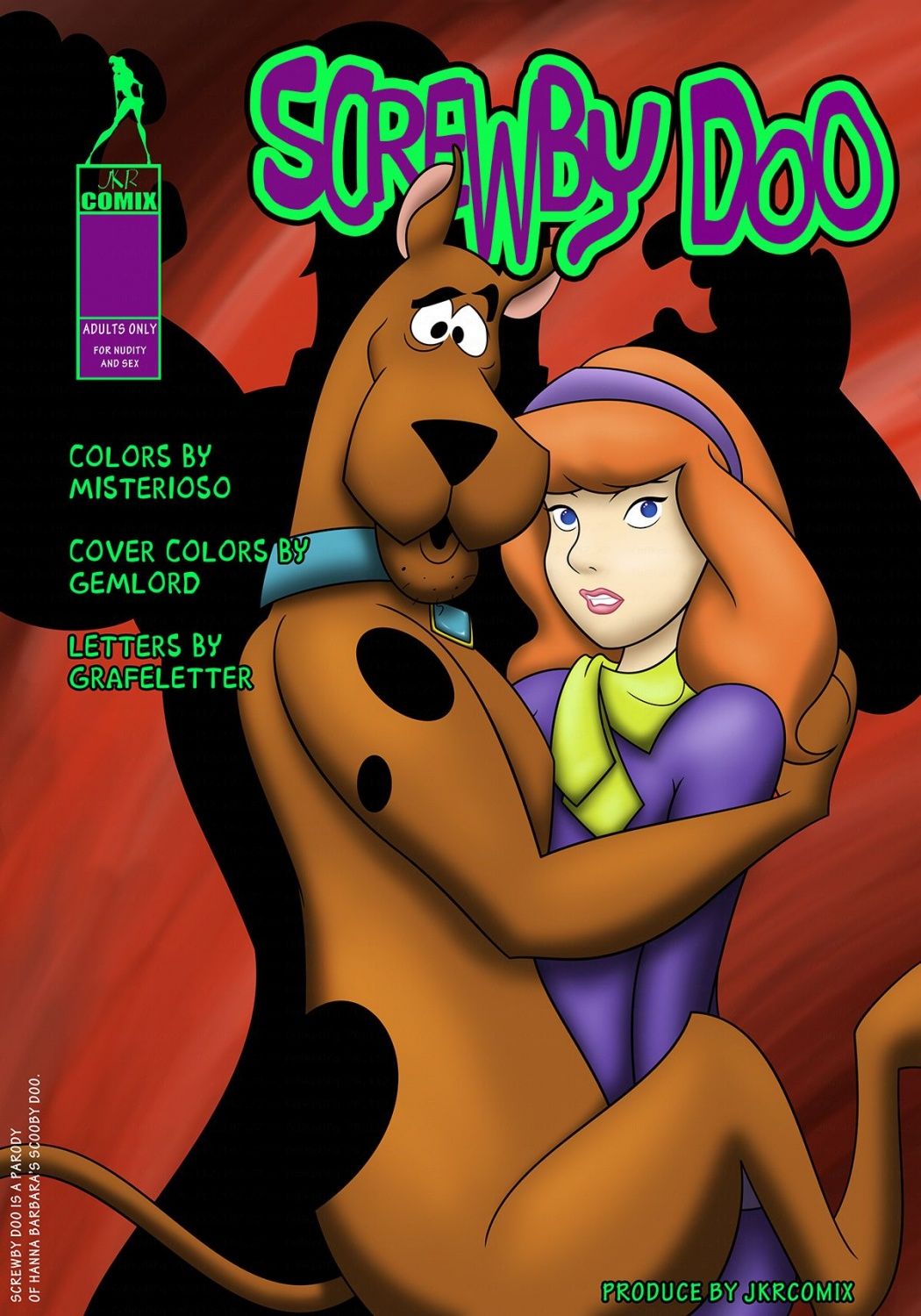 JKRComix - Screwby Doo, Scooby Cartoon page 1