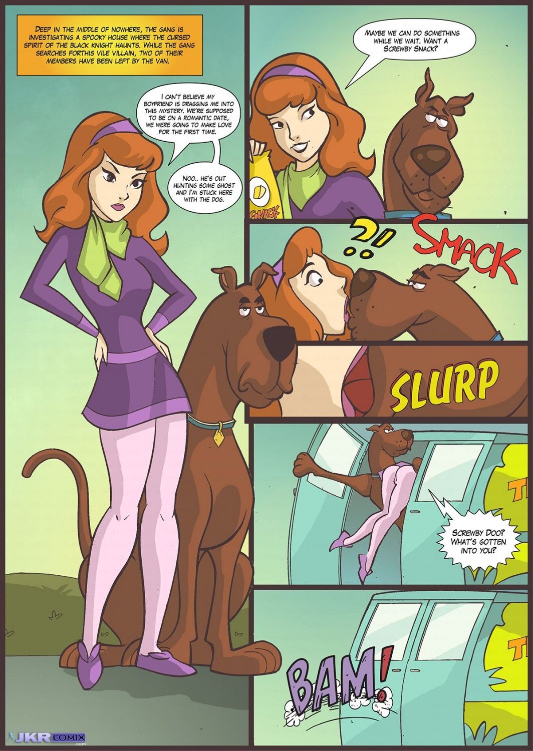 JKRComix - Screwby Doo, Scooby Cartoon page 2