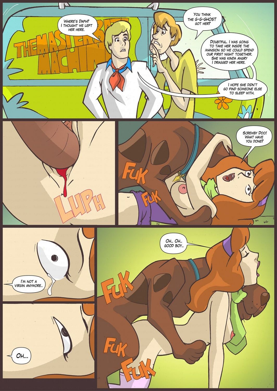 JKRComix - Screwby Doo, Scooby Cartoon page 4
