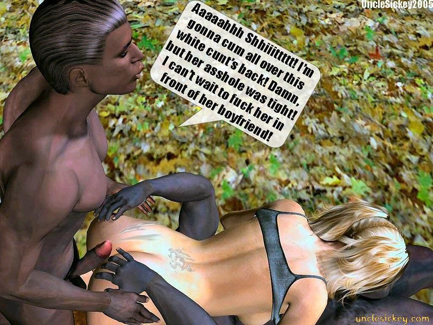 Heather Running - UncleSickey 3D Interracial page 18