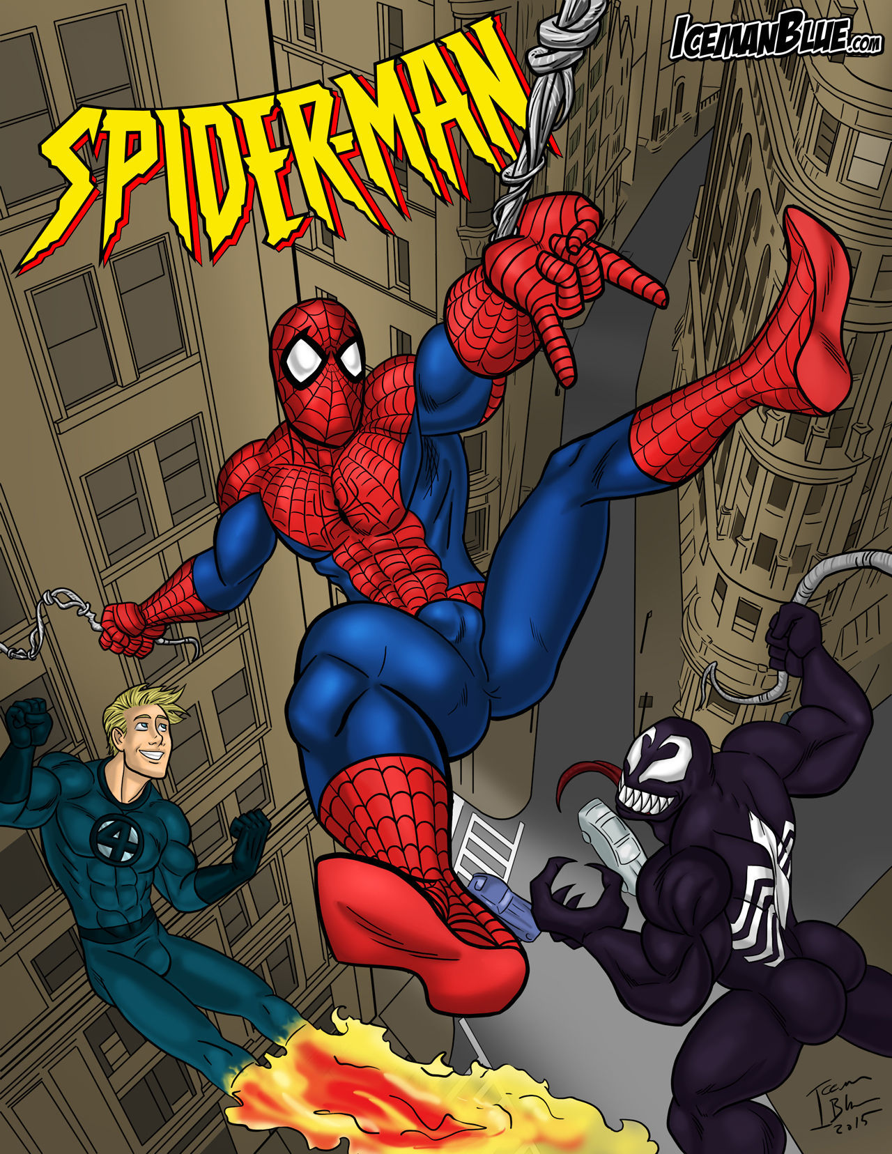 [Iceman Blue] Spider-Man, Gay Superheroes Sex page 1