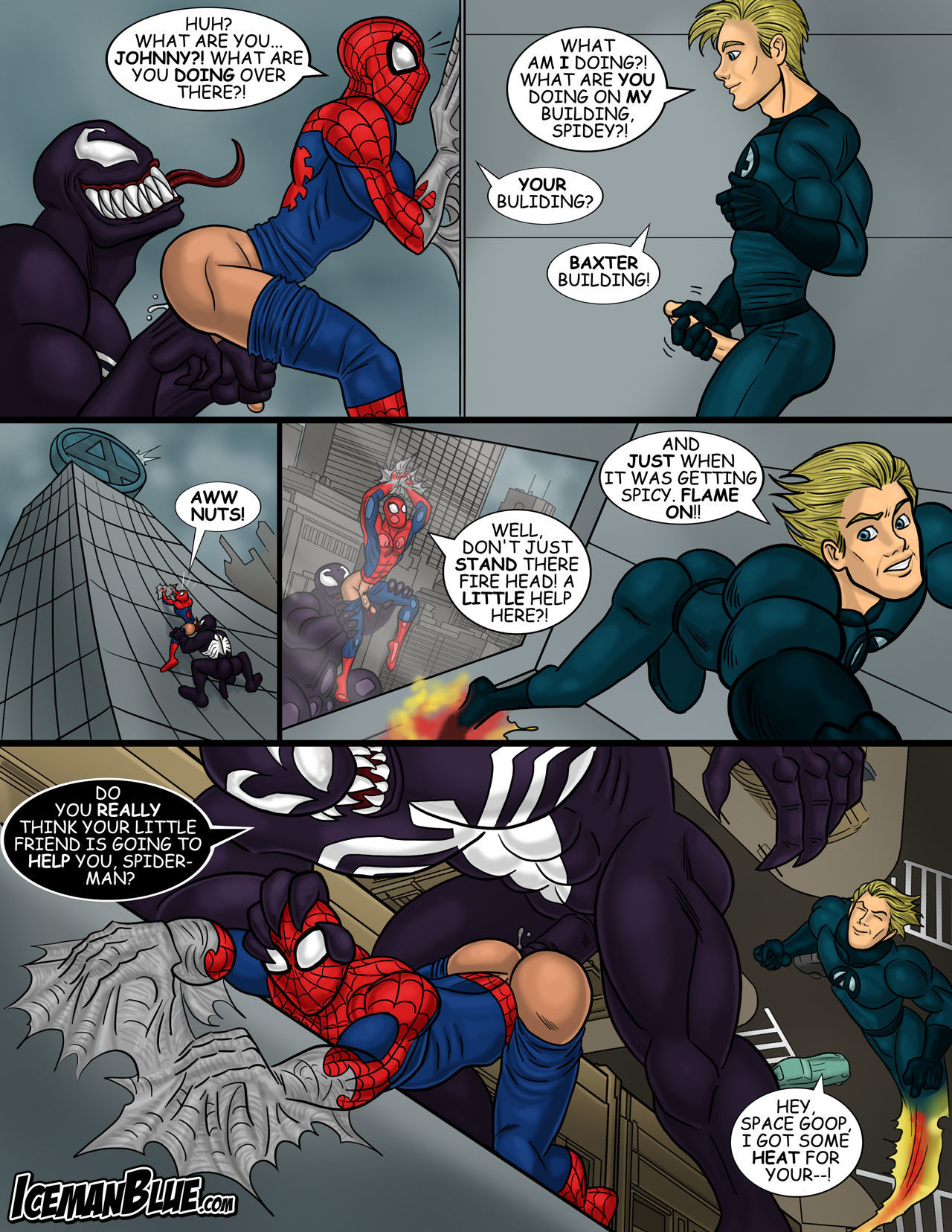 [Iceman Blue] Spider-Man, Gay Superheroes Sex page 5