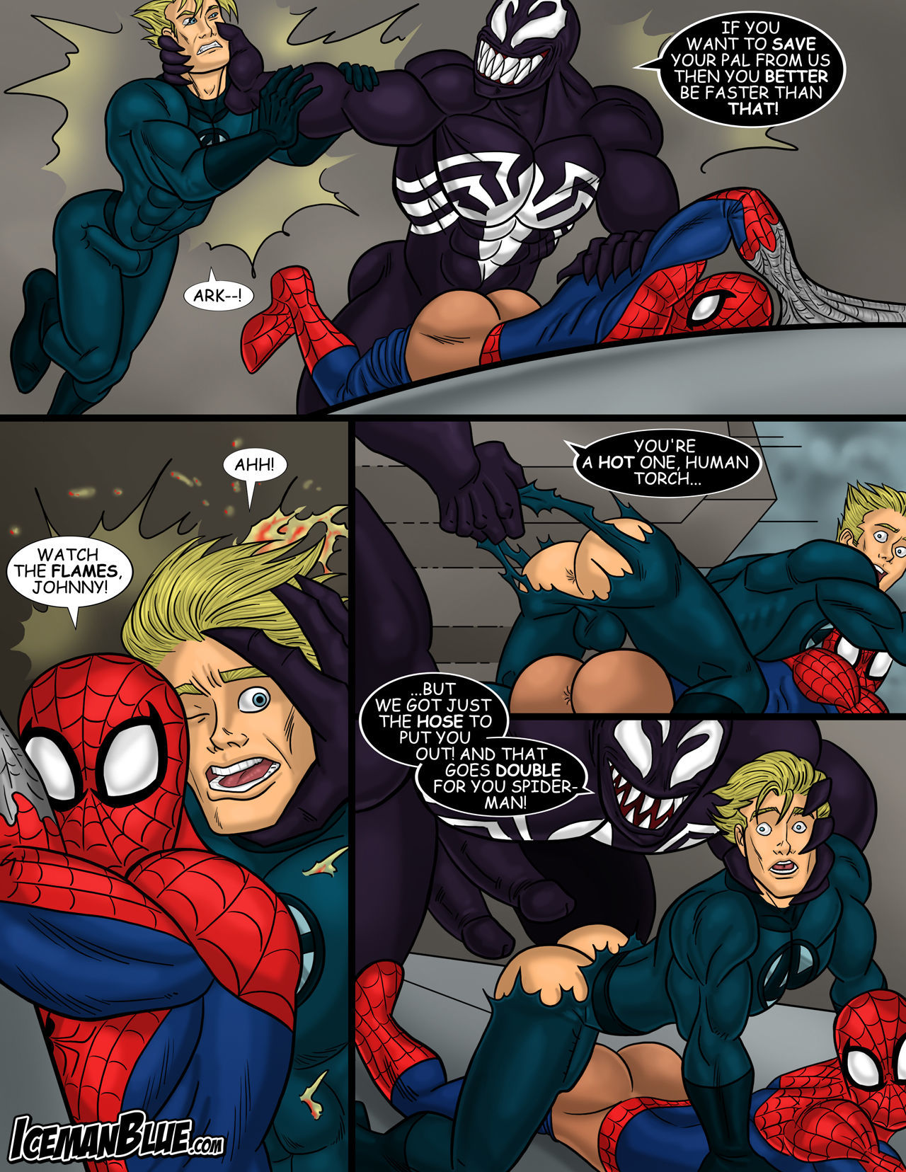 [Iceman Blue] Spider-Man, Gay Superheroes Sex page 6