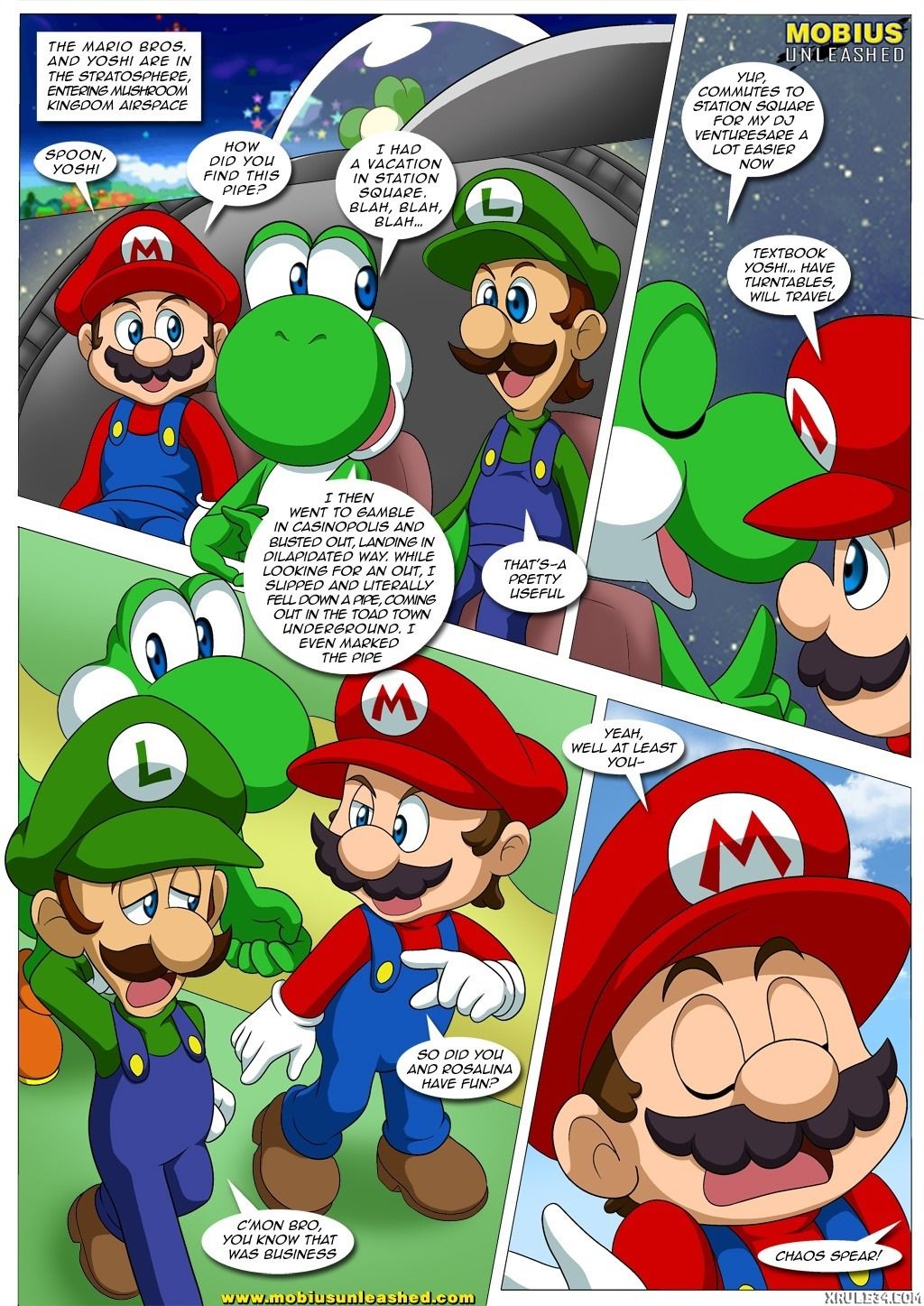Mario and Sonic - Palcomix, Furry page 16