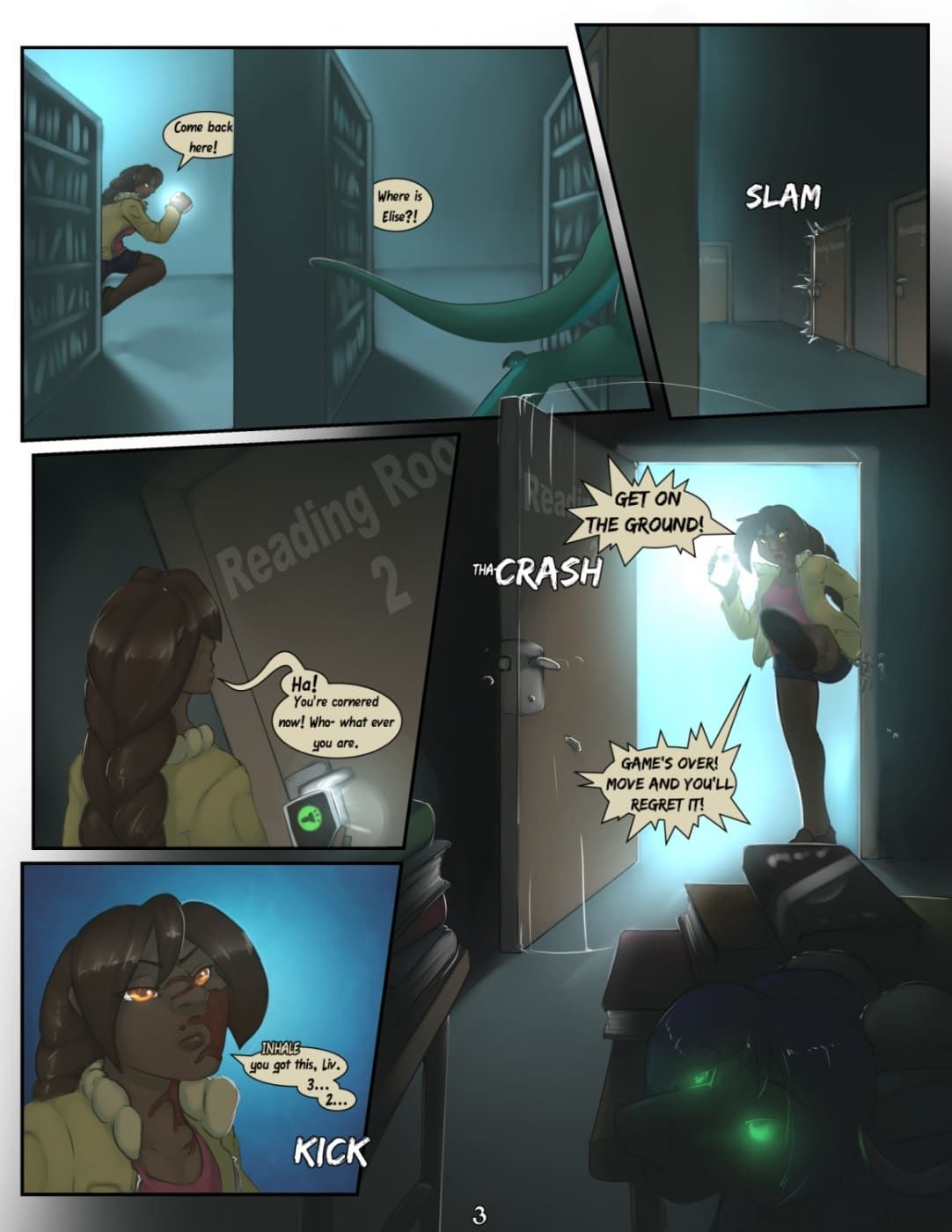 Draekos - Turning Pages 2, Furry Cartoon page 4