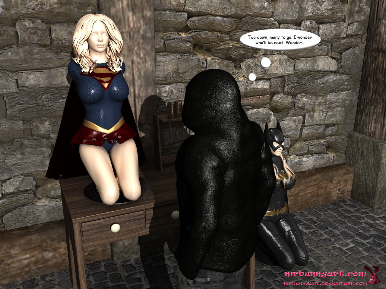 Supergirl vs Cain - MrBunnyArt page 56