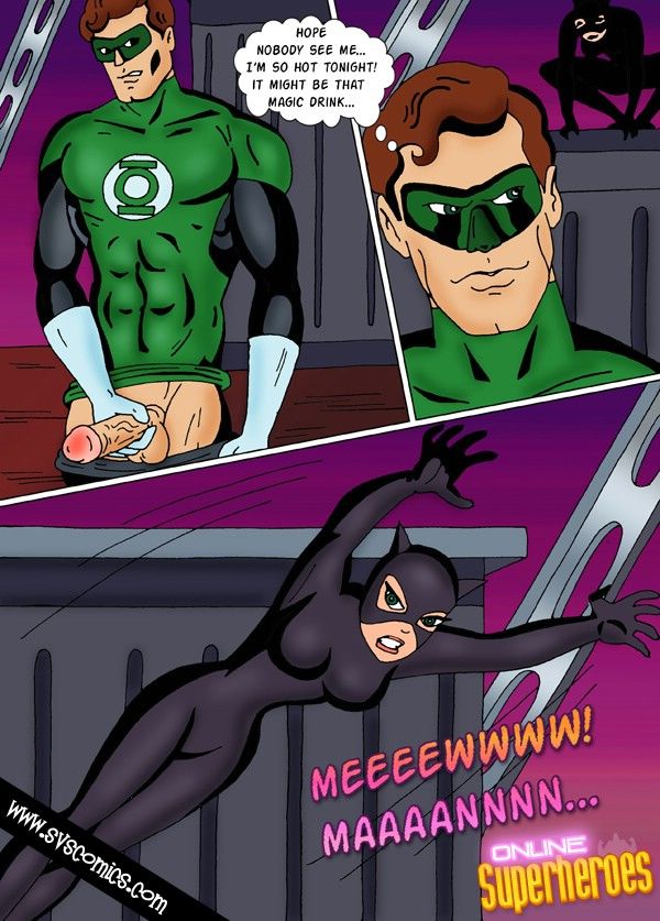 Catwoman VS Green Lantern Fuck - OLSH page 1