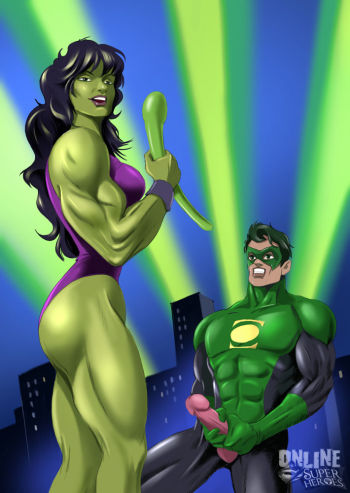 She Hulk - Green Lantern - Green Meeting cover
