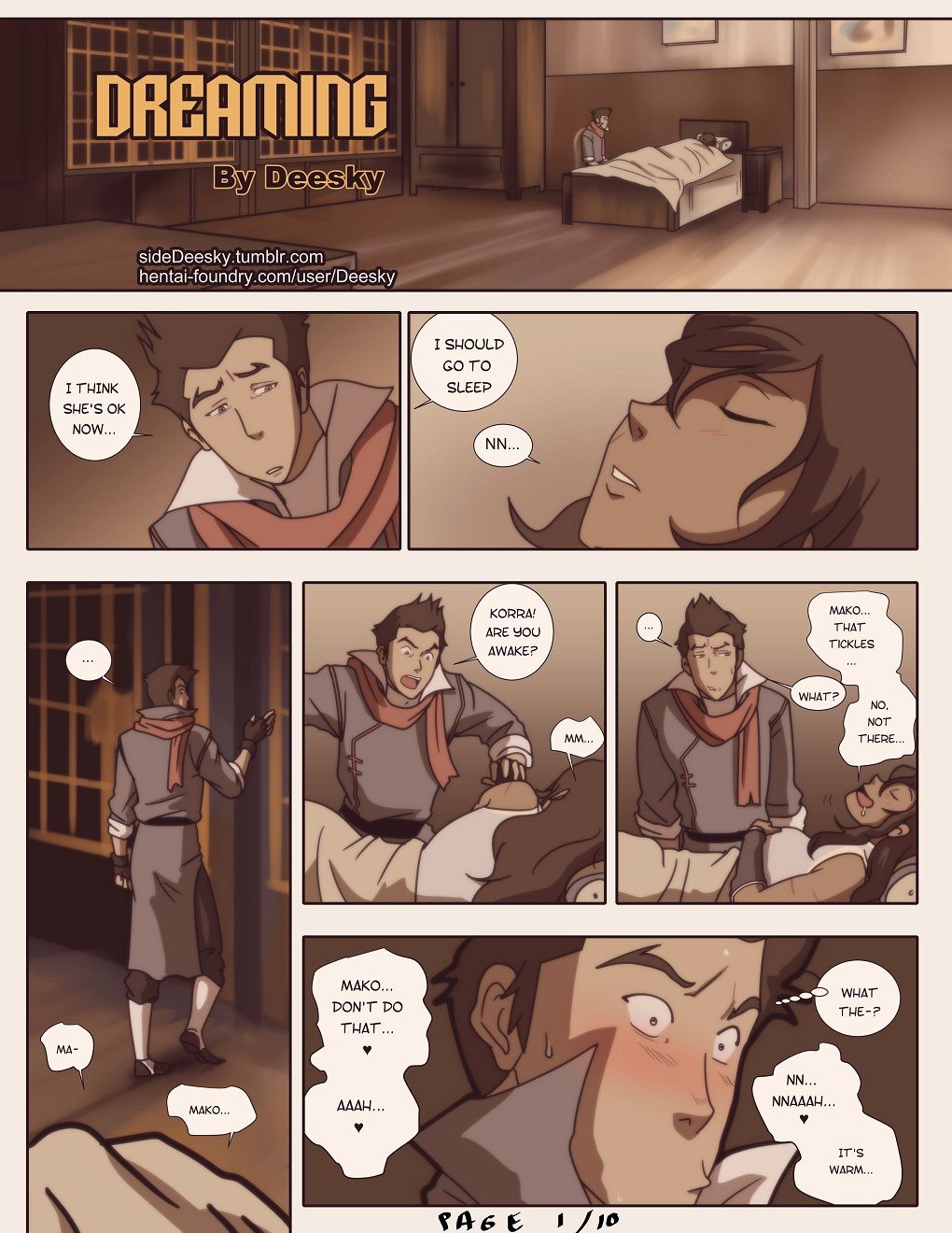 The Legend of Korra Dreaming page 1