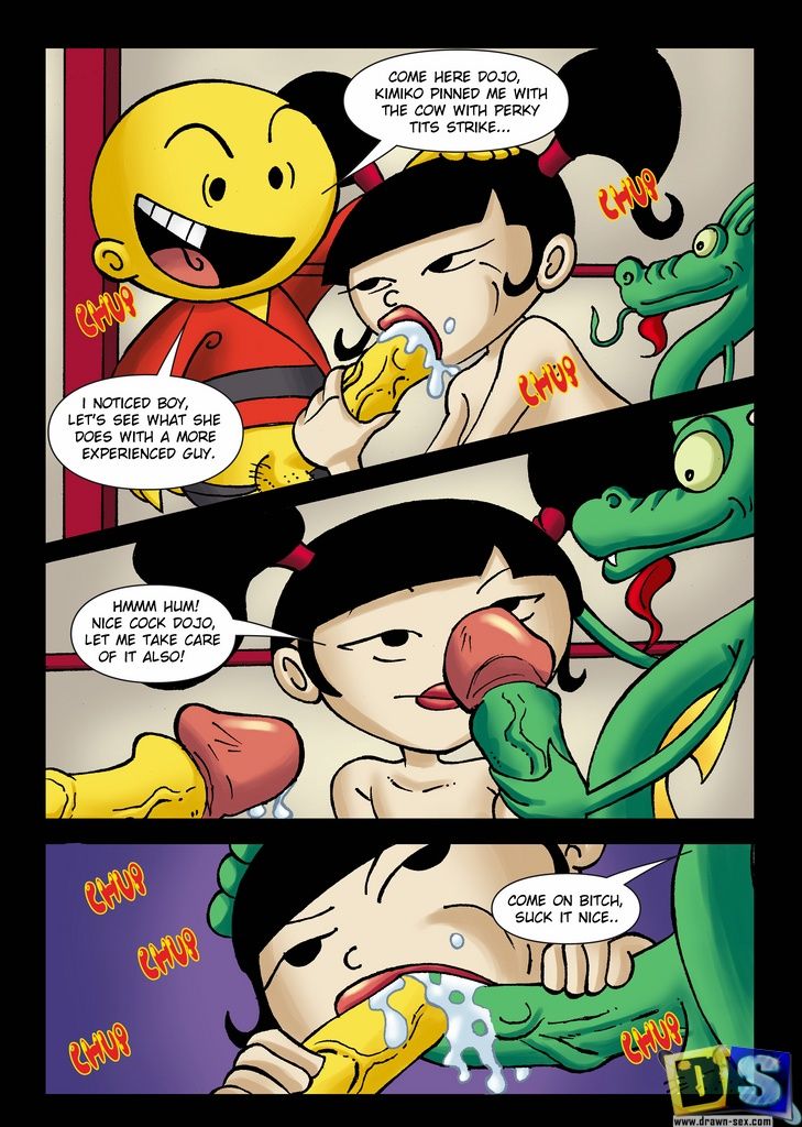 [Drawn-Sex] Xiaolin Showdown - Two Snakes page 5