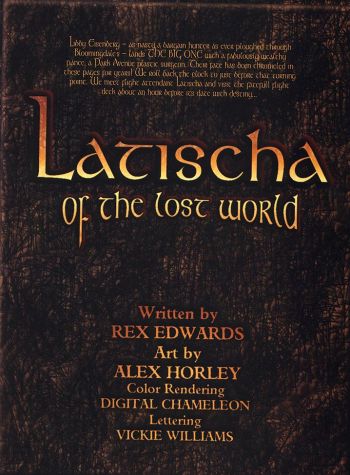 [Alex Horley] Latischa of the Lost World cover