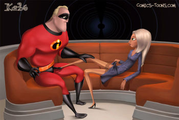 The Incredibles - Mirage and Bob Parr cover