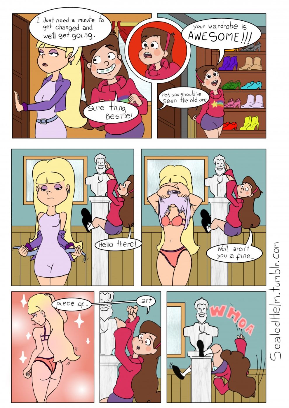 [Sealedhelm] Gravity Falls - Mabel x Pacifica page 1