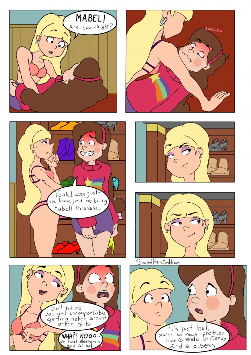 [Sealedhelm] Gravity Falls - Mabel x Pacifica page 2
