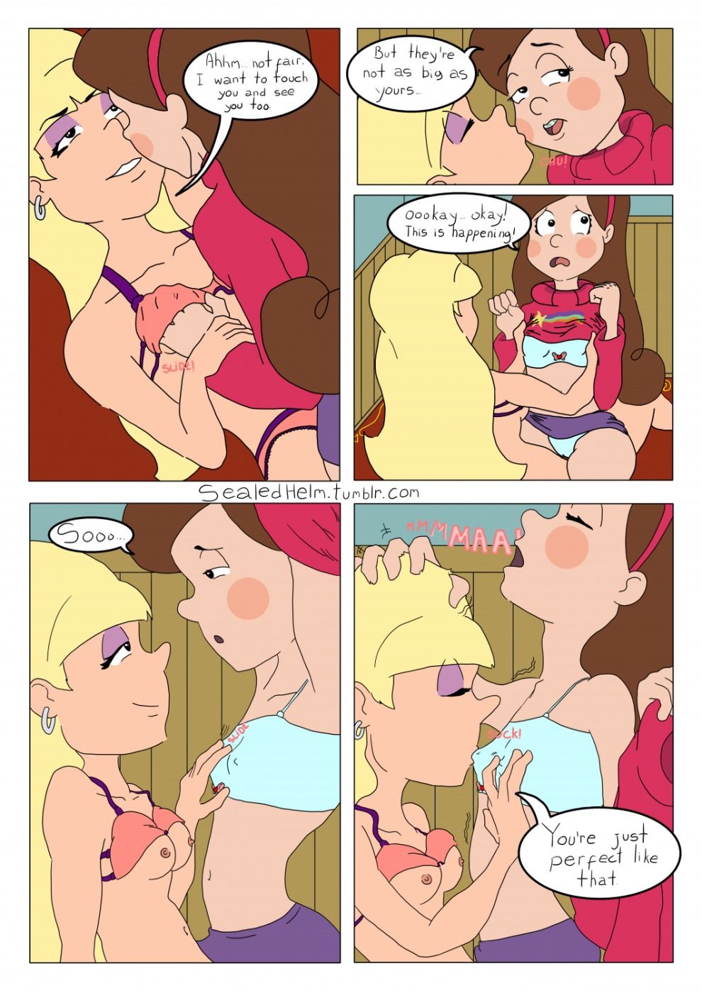 [Sealedhelm] Gravity Falls - Mabel x Pacifica page 4