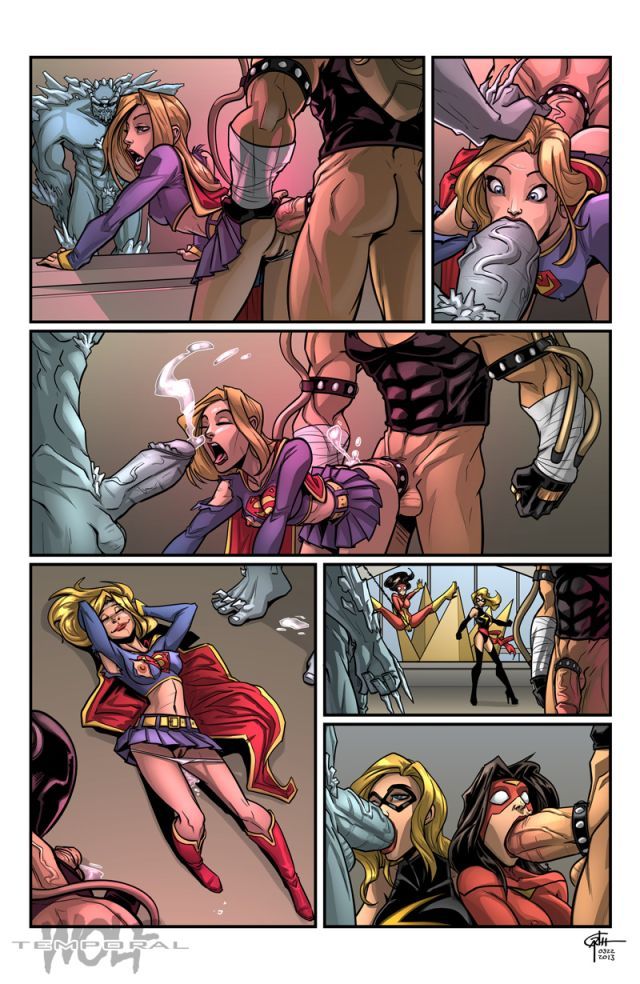 Justice League - Superpowered Orgy page 3
