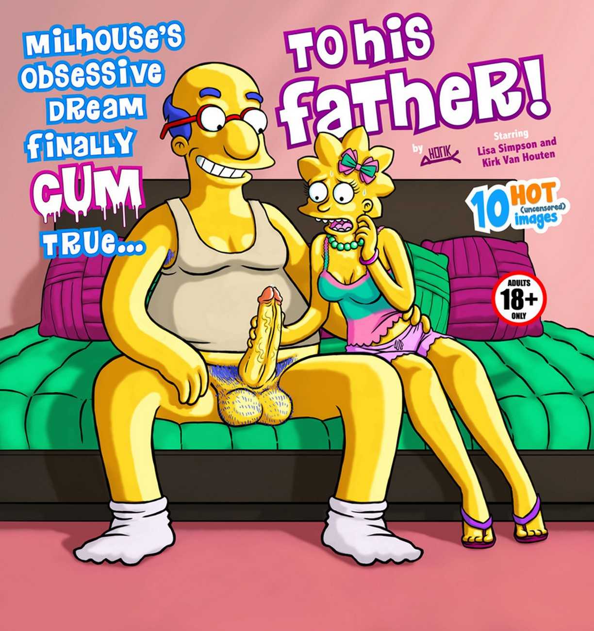Milhouse's Obsessive Dream Finally Cum True His Father page 1