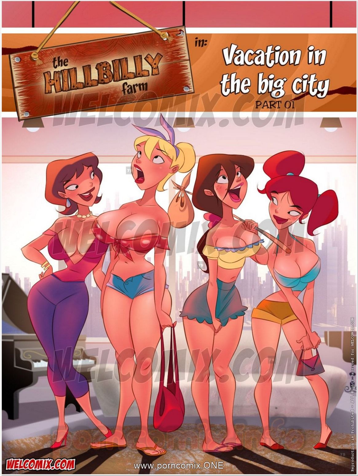 Welcomix - Hillbilly Gang 15 - Vacation In Big City page 1