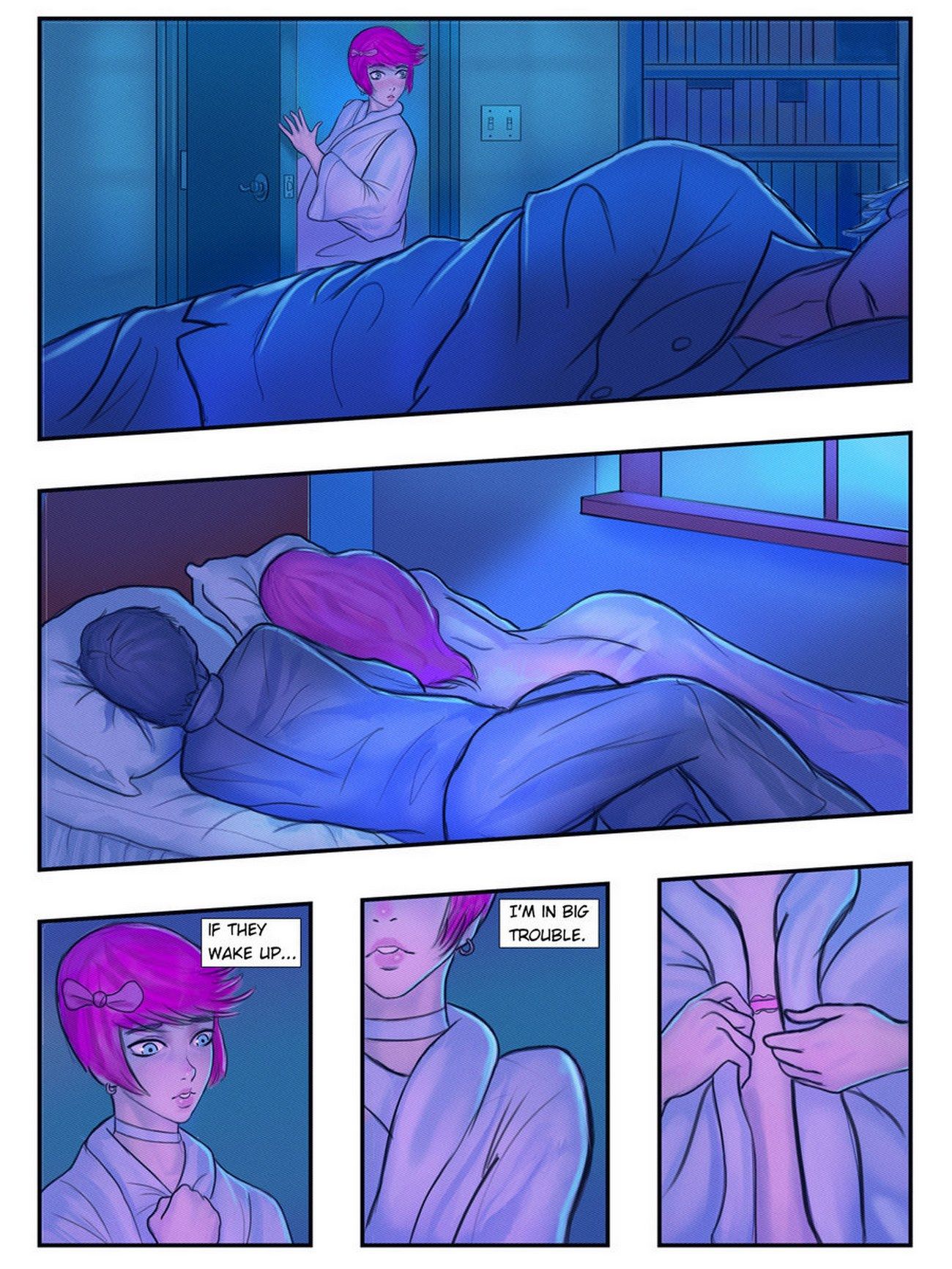 [Caustic Crayon] Dad's Girlfriend, Incest page 4